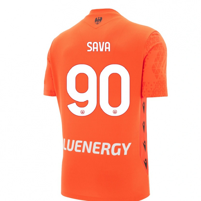 Danxen Herren Răzvan Sava #90 Trikot Orange Rot Schwarz Torwarttrikot 2025/26