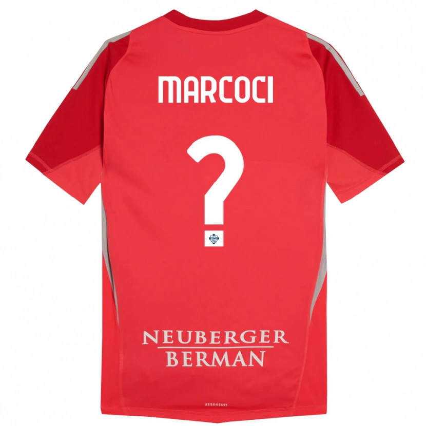 Danxen Herren Alexandru Marcoci #0 Trikot Rot Grau Torwarttrikot 2025/26