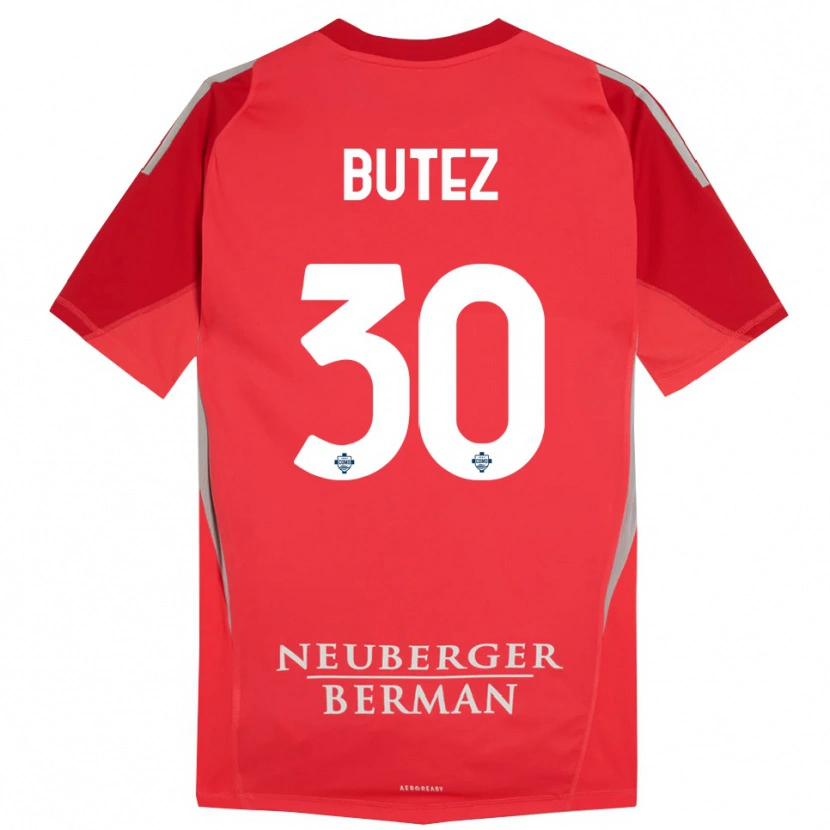 Danxen Herren Jean Butez #30 Trikot Rot Grau Torwarttrikot 2025/26