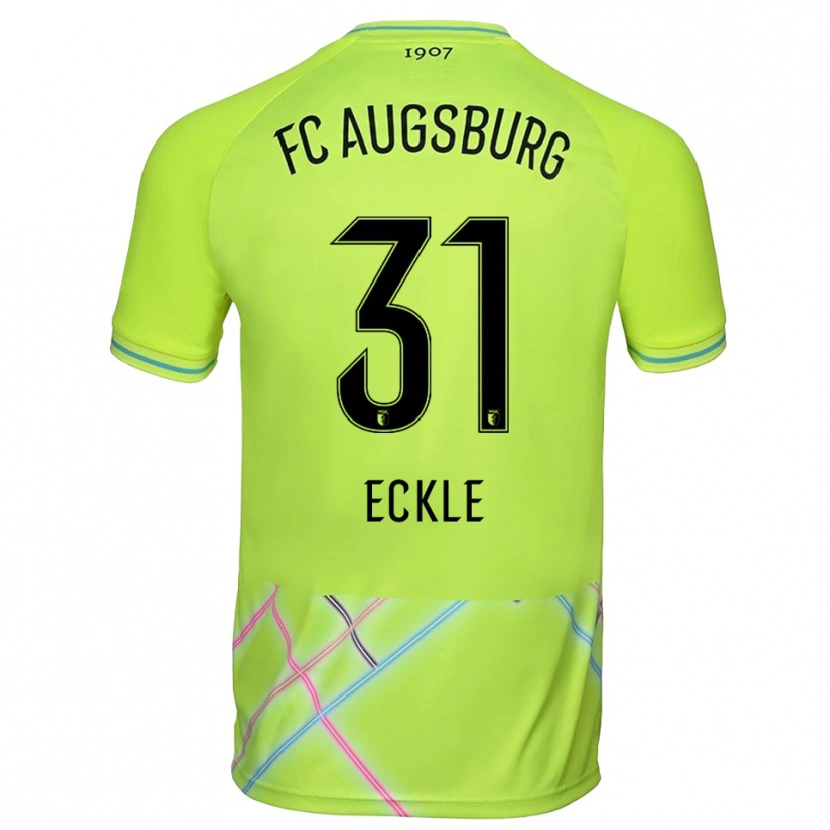 Danxen Herren Philipp Eckle #31 Trikot Grün Gelb Schwarz Torwarttrikot 2025/26