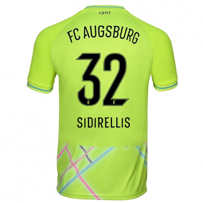 Danxen Herren Konstantinos Sidirellis #32 Trikot Grün Gelb Schwarz Torwarttrikot 2025/26