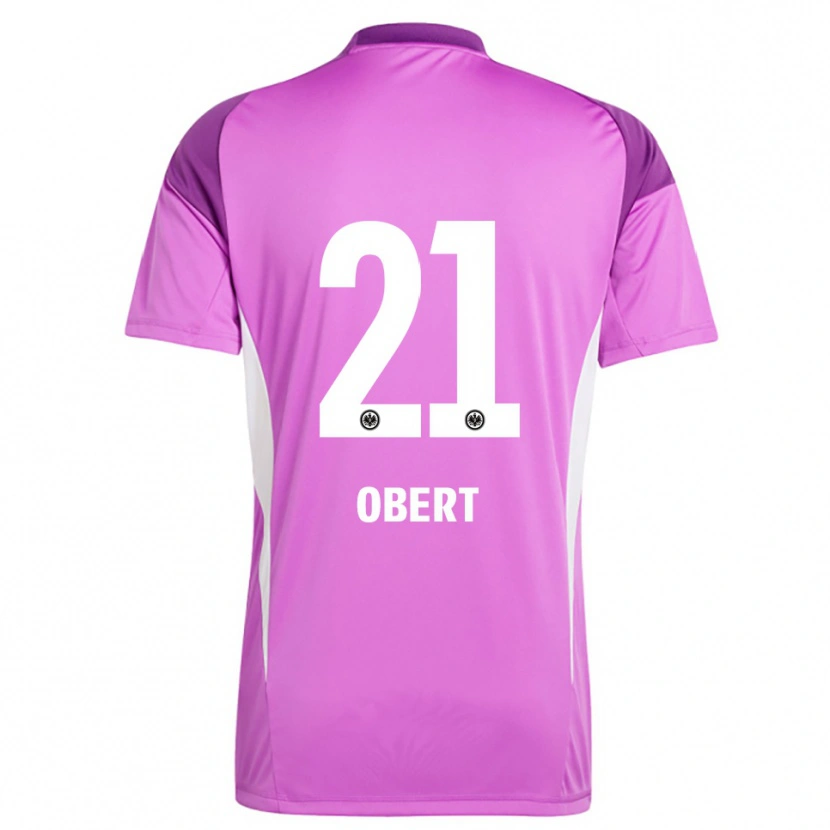 Danxen Herren Yuriy Obert #21 Trikot Flieder Weiß Torwarttrikot 2025/26