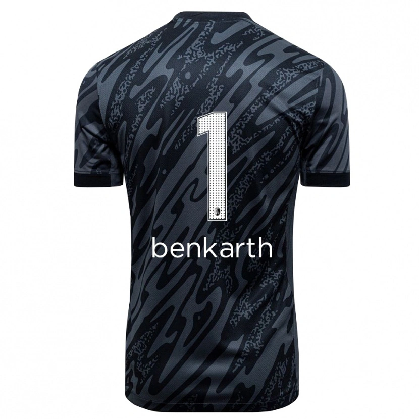 Danxen Herren Laura Benkarth #1 Trikot Schwarz Weiß Torwarttrikot 2025/26