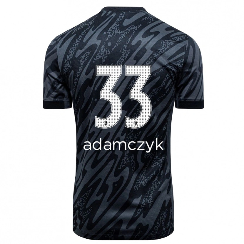 Danxen Herren Rebecca Adamczyk #33 Trikot Schwarz Weiß Torwarttrikot 2025/26