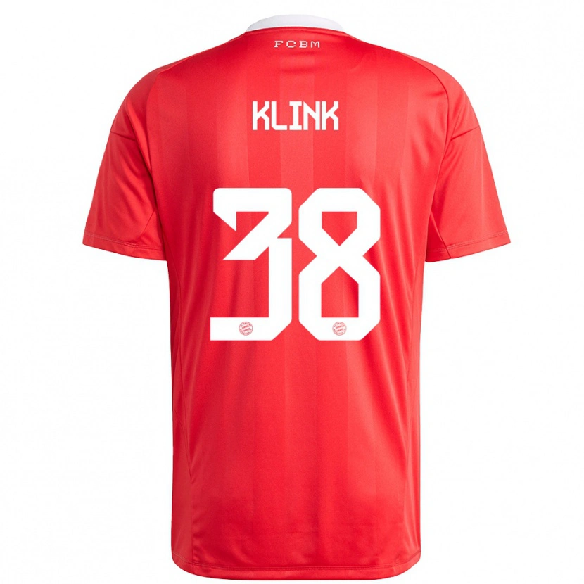 Danxen Herren Anna Klink #38 Trikot Rot Weiß Torwarttrikot 2025/26