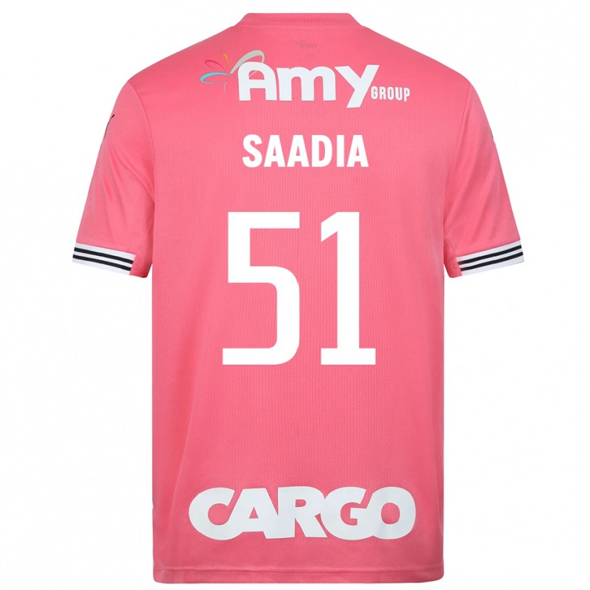Danxen Herren Shalev Saadia #51 Trikot Pink Weiß Torwarttrikot 2025/26