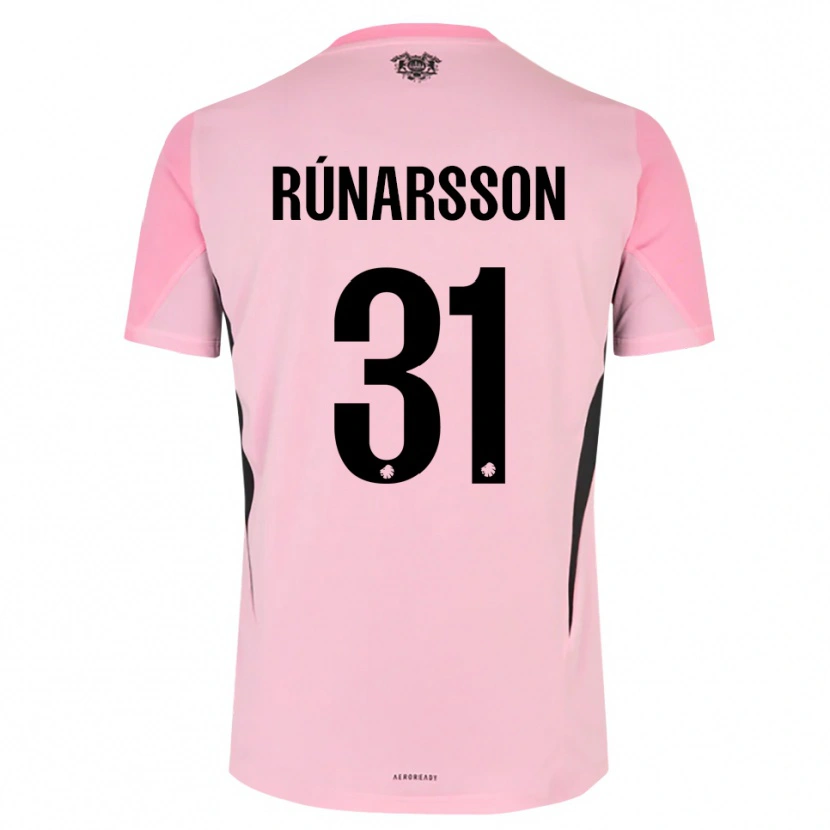 Danxen Herren Rúnar Alex Rúnarsson #31 Trikot Pink Schwarz Torwarttrikot 2025/26
