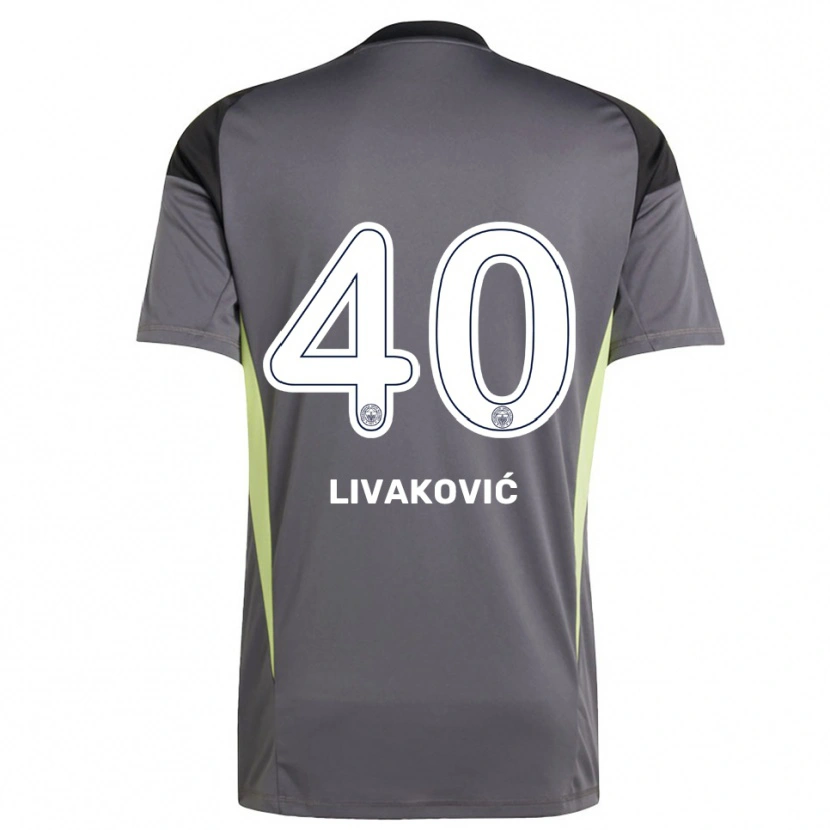 Danxen Herren Dominik Livakovic #40 Trikot Dunkelgrau Schwarz Torwarttrikot 2025/26