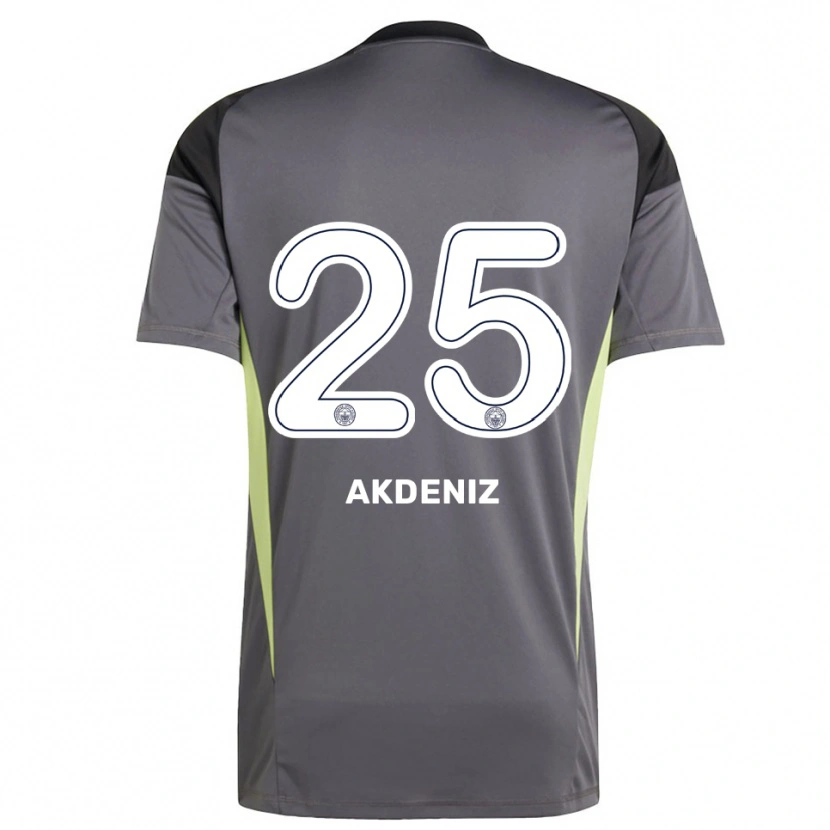 Danxen Herren Zeynep Akdeniz #25 Trikot Dunkelgrau Schwarz Torwarttrikot 2025/26