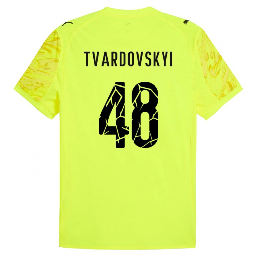 Danxen Herren Denys Tvardovskyi #48 Trikot Grün Gelb Torwarttrikot 2025/26