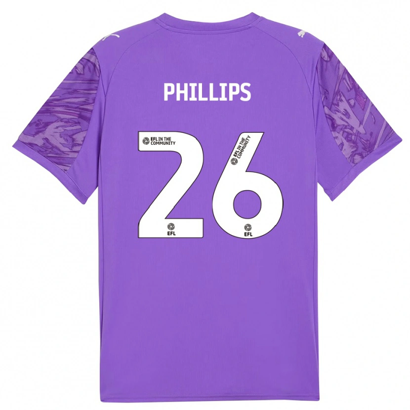 Danxen Damen Noah Phillips #26 Trikot Dunkelviolett Torwarttrikot 2025/26