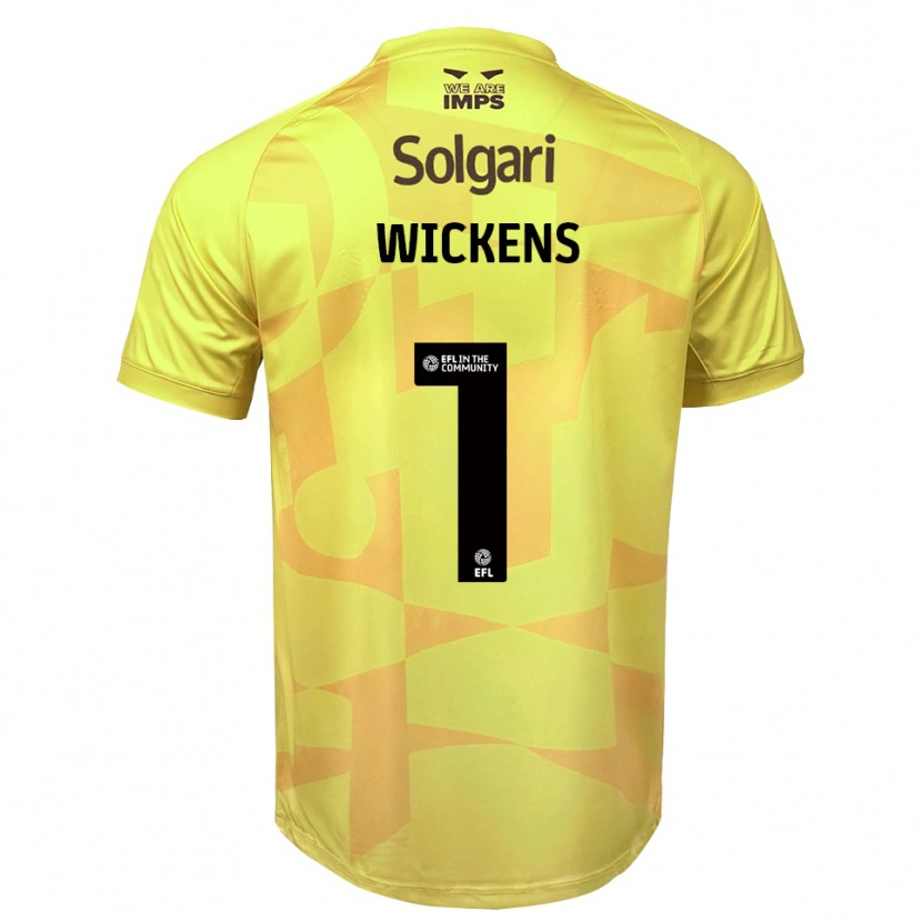 Danxen Damen George Wickens #1 Trikot Gelb Schwarz Torwarttrikot 2025/26