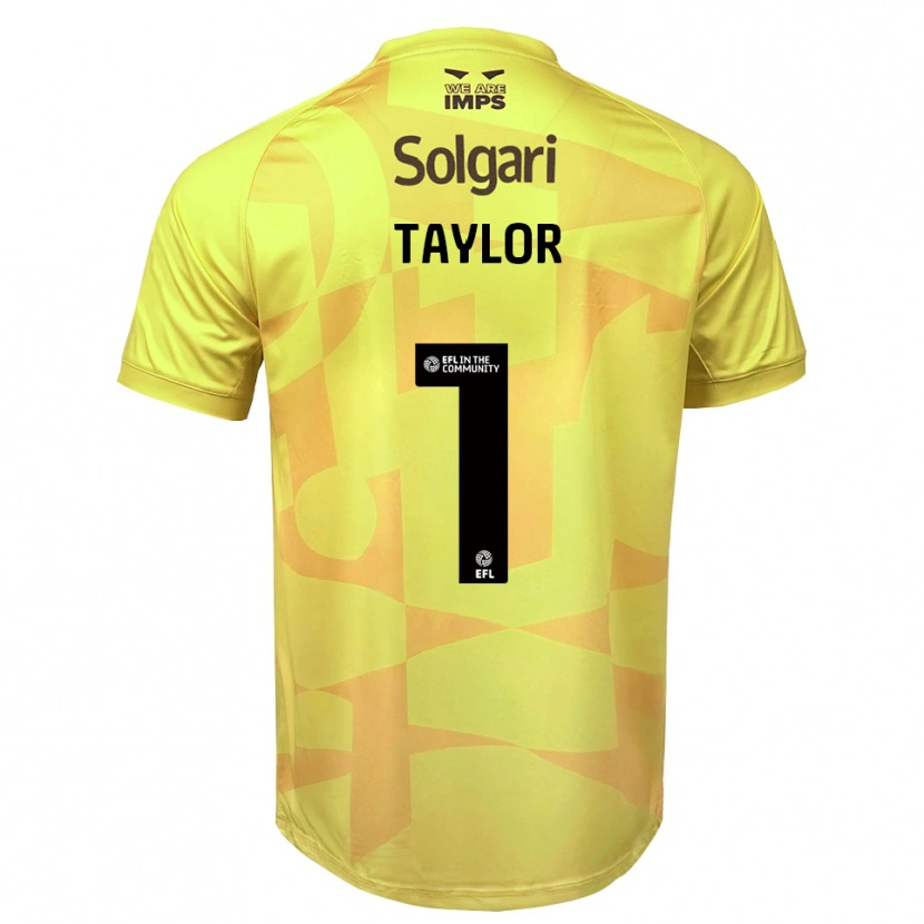 Danxen Damen Jaden Taylor #1 Trikot Gelb Schwarz Torwarttrikot 2025/26