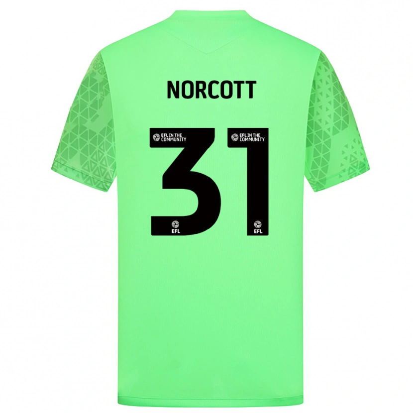 Danxen Damen Tom Norcott #31 Trikot Hellgrün Torwarttrikot 2025/26