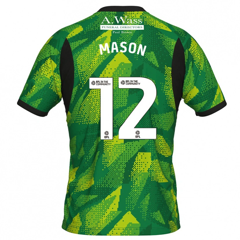 Danxen Damen Owen Mason #12 Trikot Grün Schwarz Torwarttrikot 2025/26