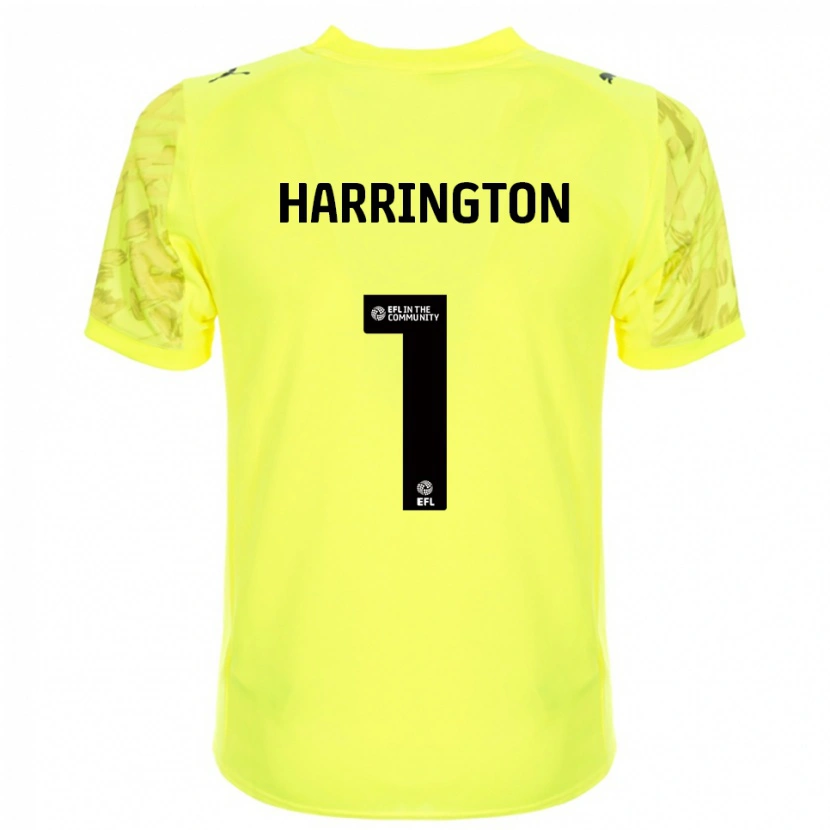 Danxen Damen David Harrington #1 Trikot Gelb Schwarz Torwarttrikot 2025/26