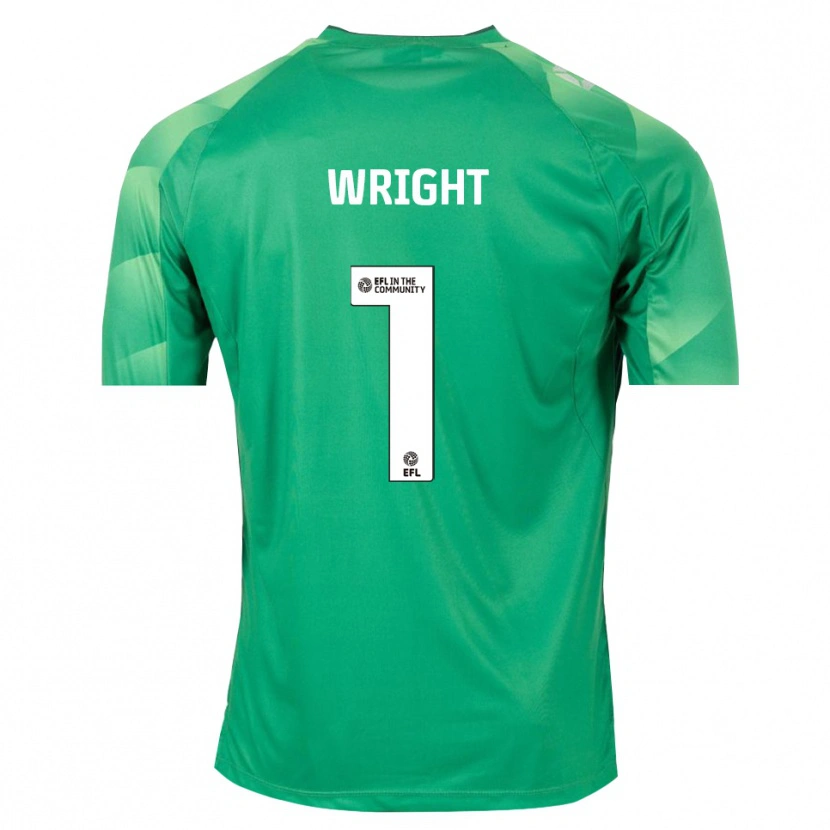 Danxen Damen Joe Wright #1 Trikot Grün Weiß Torwarttrikot 2025/26