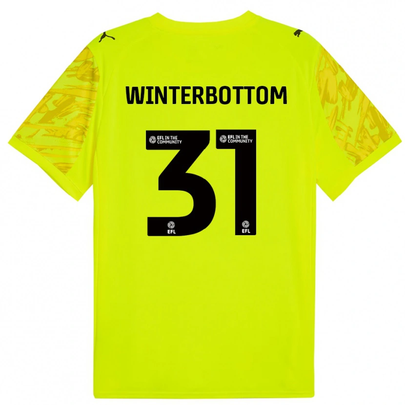 Danxen Damen Ben Winterbottom #31 Trikot Gelb Schwarz Torwarttrikot 2025/26