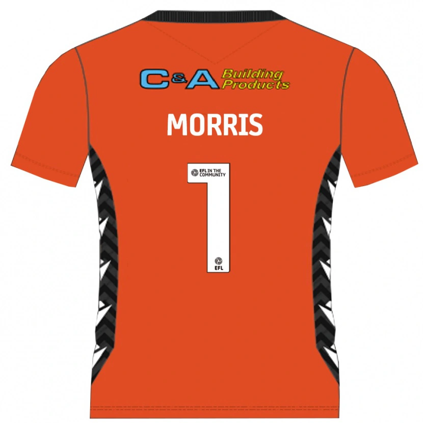 Danxen Damen Glenn Morris #1 Trikot Orange Schwarz Torwarttrikot 2025/26