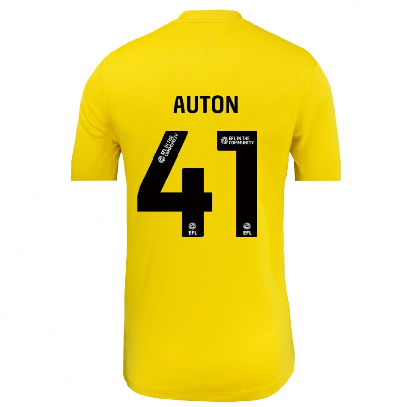 Danxen Damen Sebastian Auton #41 Trikot Gelb Schwarz Torwarttrikot 2025/26