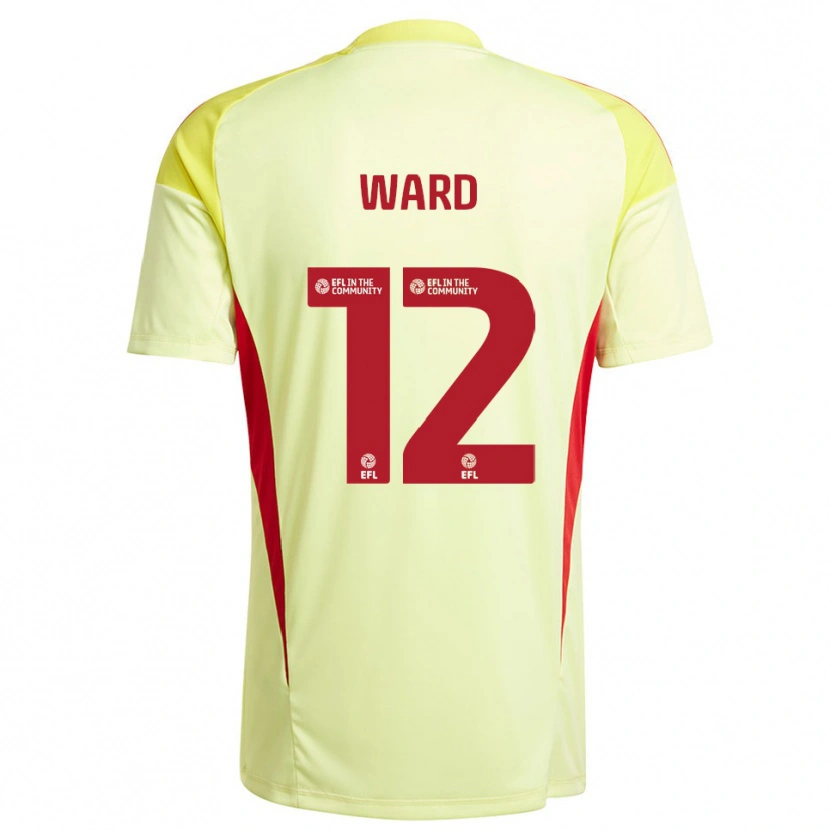 Danxen Damen Lewis Ward #12 Trikot Blassgelb Torwarttrikot 2025/26