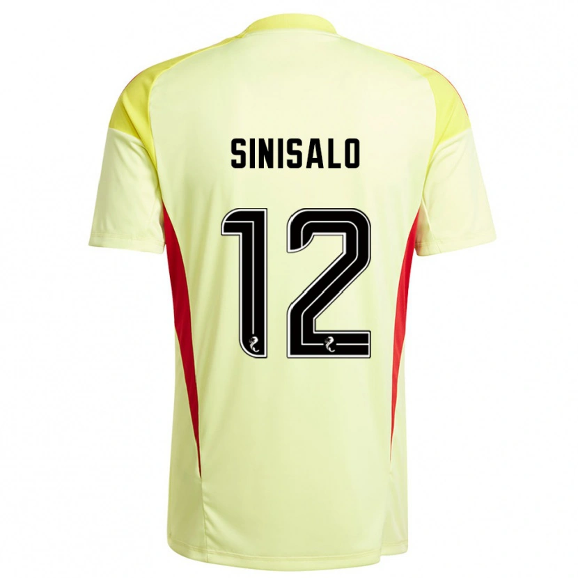 Danxen Damen Viljami Sinisalo #12 Trikot Gelb Rot Torwarttrikot 2025/26