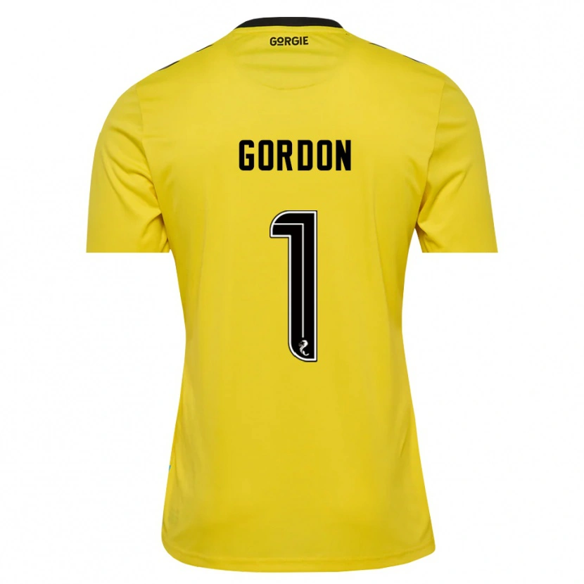 Danxen Damen Craig Gordon #1 Trikot Gelb Rot Schwarz Torwarttrikot 2025/26