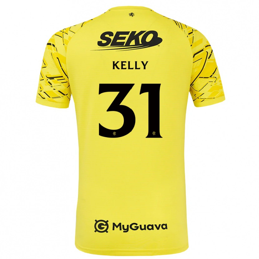Danxen Damen Liam Kelly #31 Trikot Gelb Schwarz Torwarttrikot 2025/26