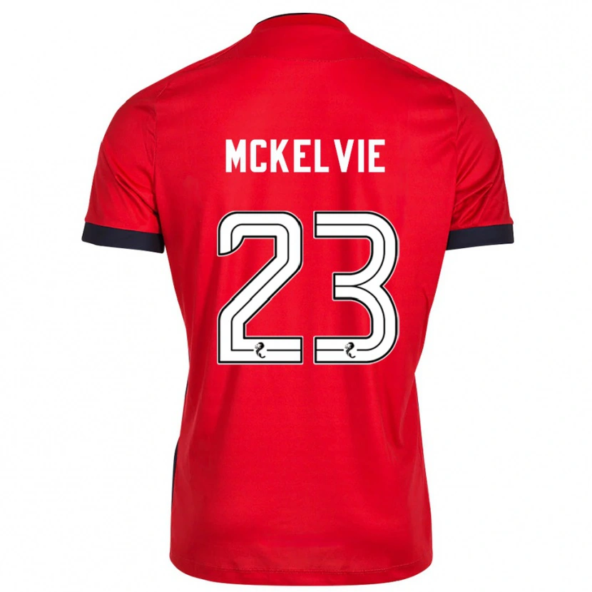 Danxen Damen Lewis McKelvie #23 Trikot Rot Weiß Torwarttrikot 2025/26