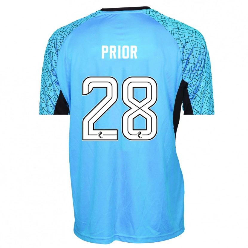 Danxen Damen Jérôme Prior #28 Trikot Blau Schwarz Torwarttrikot 2025/26