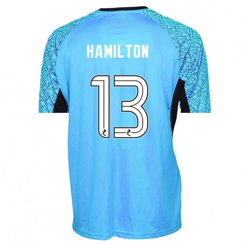 Danxen Damen Jack Hamilton #13 Trikot Blau Schwarz Torwarttrikot 2025/26