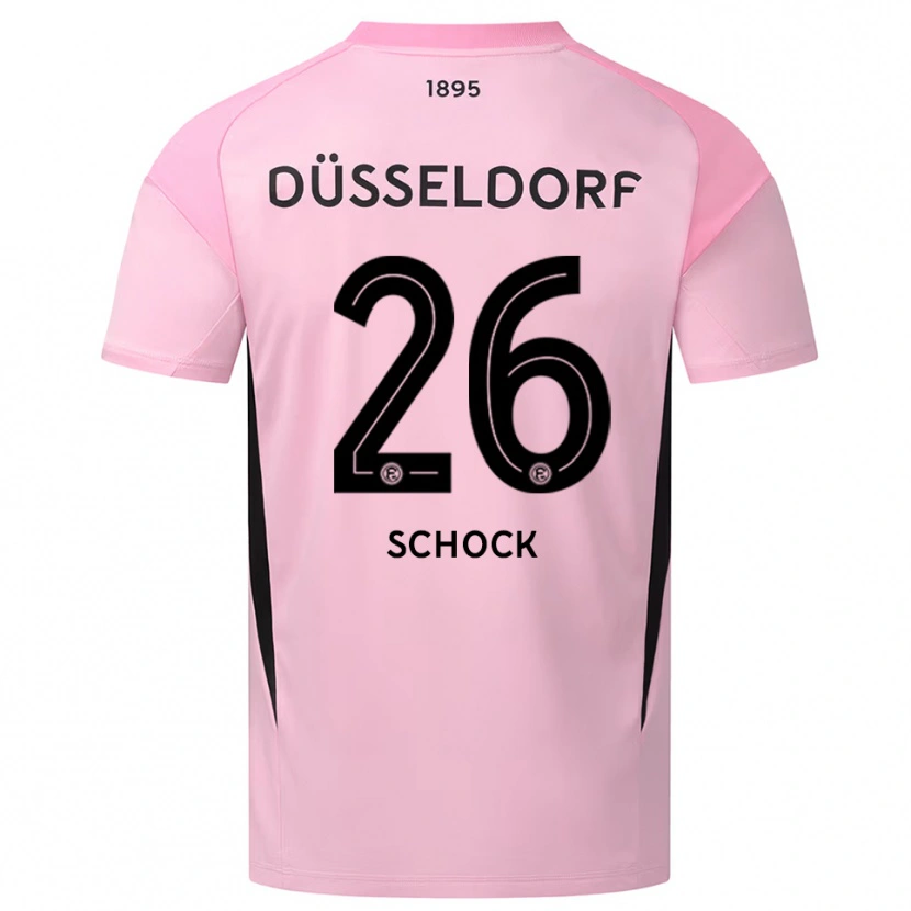 Danxen Damen Florian Schock #26 Trikot Rosa Schwarz Torwarttrikot 2025/26
