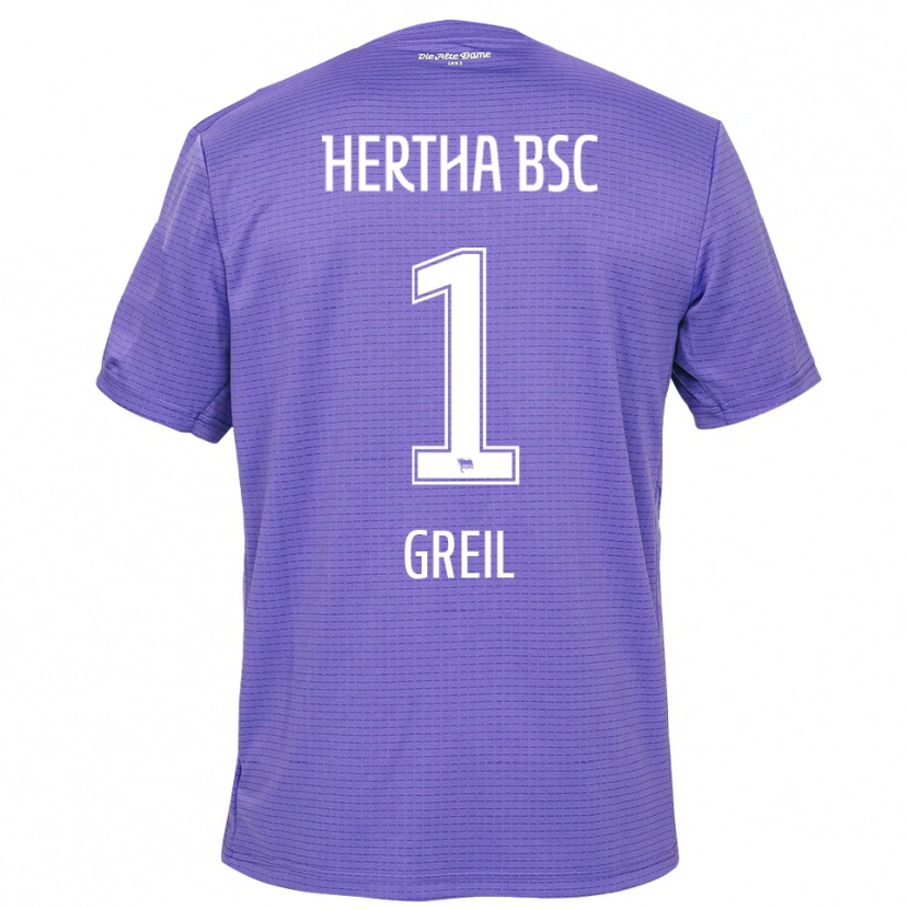 Danxen Damen Luis Greil #1 Trikot Lila Weiß Torwarttrikot 2025/26