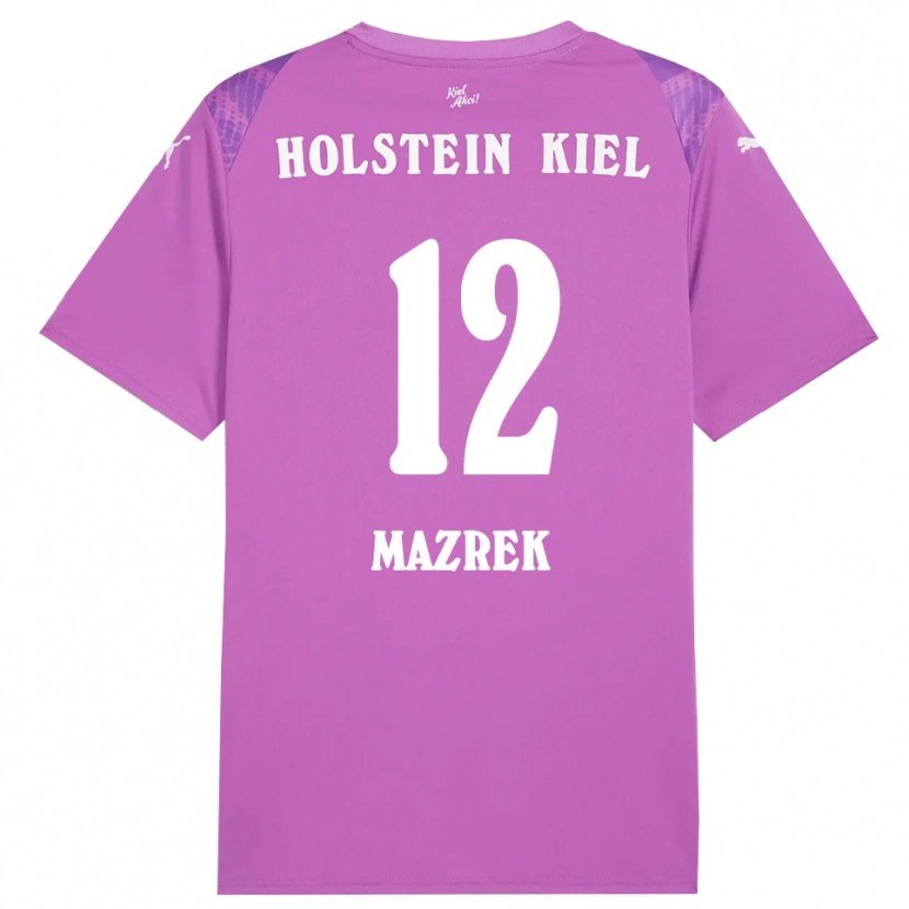 Danxen Damen Enis Mazrek #12 Trikot Lila Weiß Torwarttrikot 2025/26