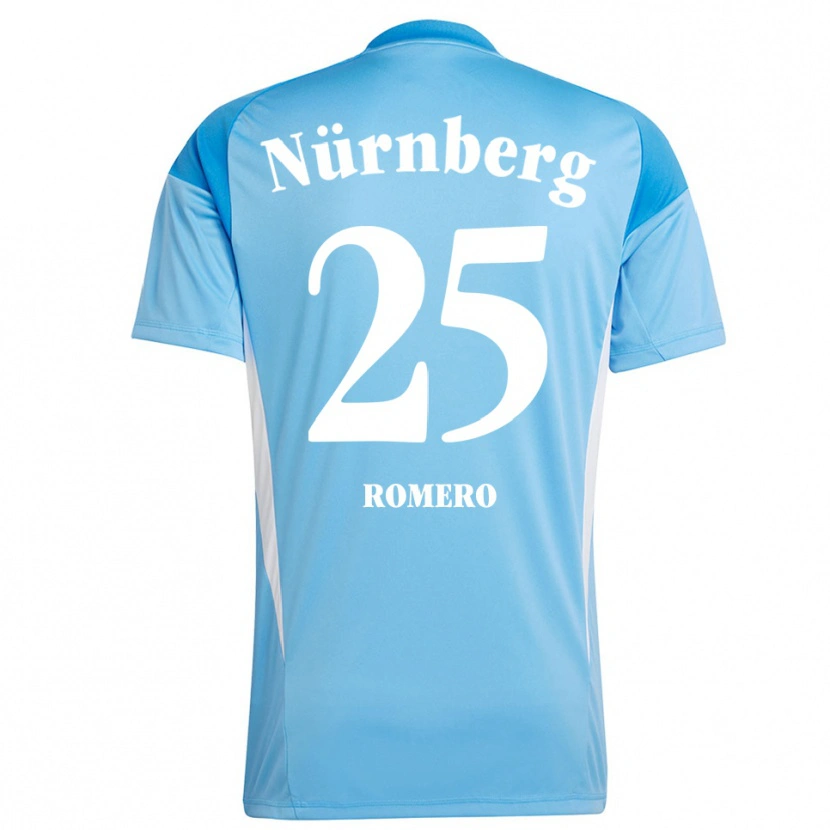 Danxen Damen Lourdes Romero #25 Trikot Hellblau Weiß Torwarttrikot 2025/26