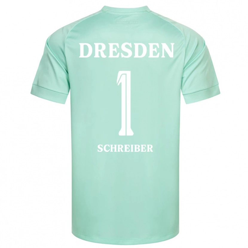 Danxen Damen Tim Schreiber #1 Trikot Hellgrün Weiß Torwarttrikot 2025/26