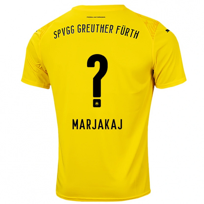 Danxen Damen Sabina Marjakaj #0 Trikot Gelb Schwarz Torwarttrikot 2025/26