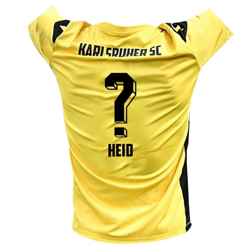 Danxen Damen Gabriela Heid #0 Trikot Gelb Schwarz Torwarttrikot 2025/26