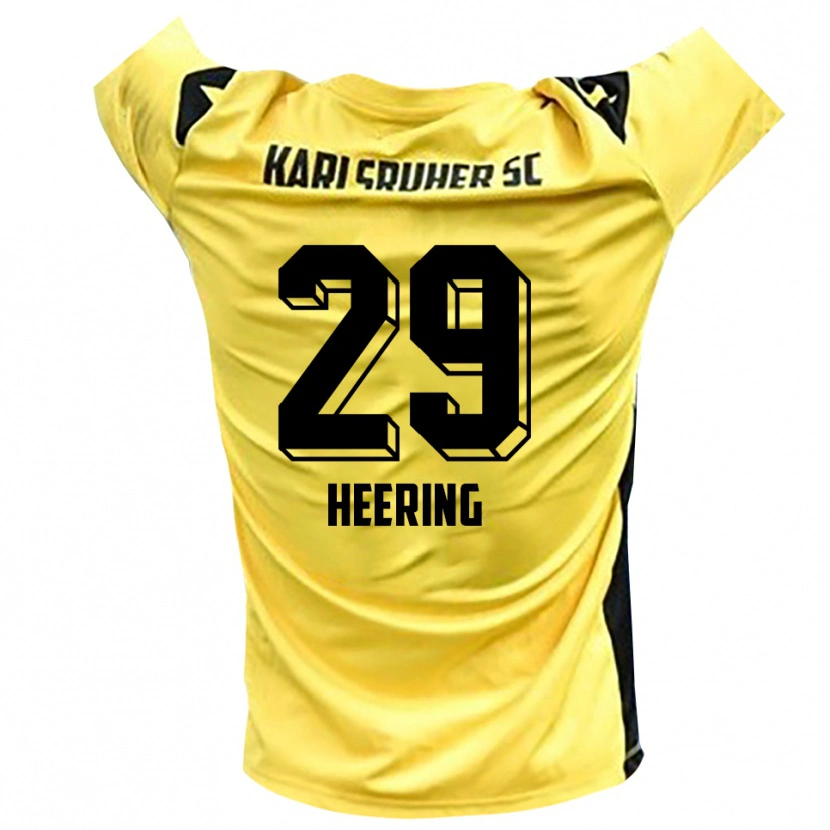 Danxen Damen Simon Heering #29 Trikot Gelb Schwarz Torwarttrikot 2025/26