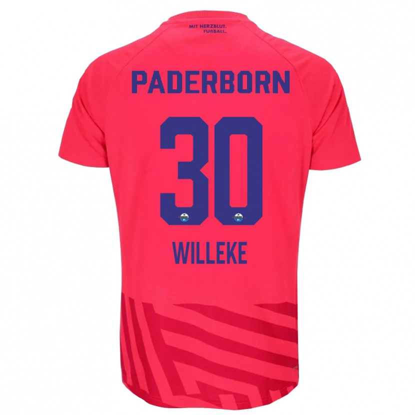 Danxen Damen Nico Willeke #30 Trikot Rot Schwarz Torwarttrikot 2025/26