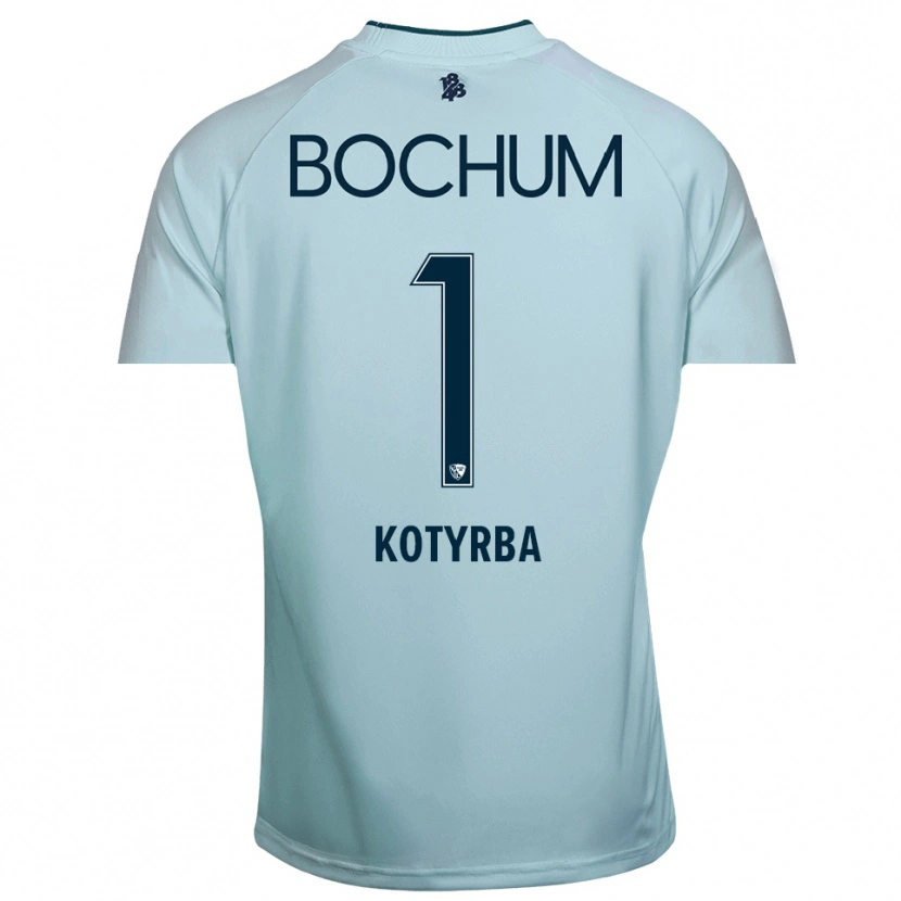 Danxen Damen Finn Kotyrba #1 Trikot Cyan-Blau Torwarttrikot 2025/26