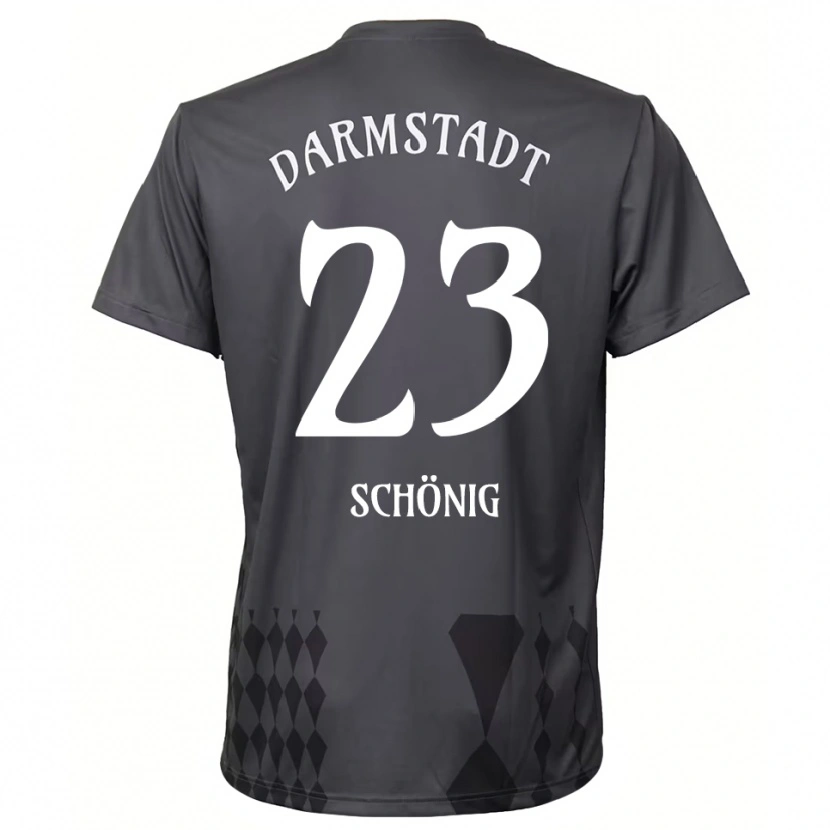 Danxen Damen Mauritius Schönig #23 Trikot Dunkelgrau Torwarttrikot 2025/26
