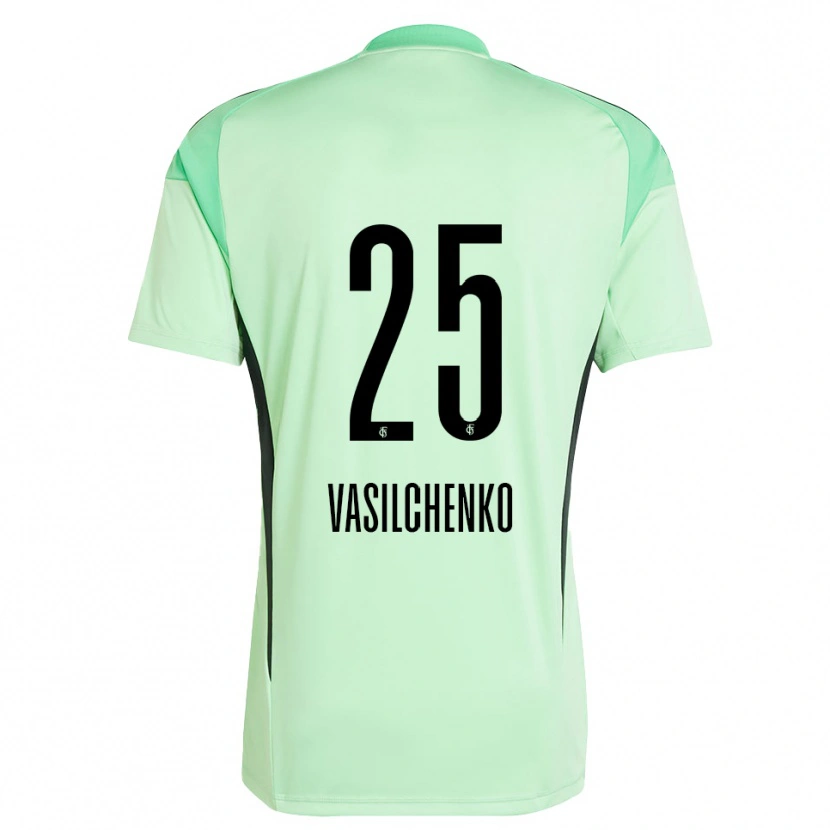 Danxen Damen Leonard Vasilchenko #25 Trikot Hellgrün Schwarz Torwarttrikot 2025/26