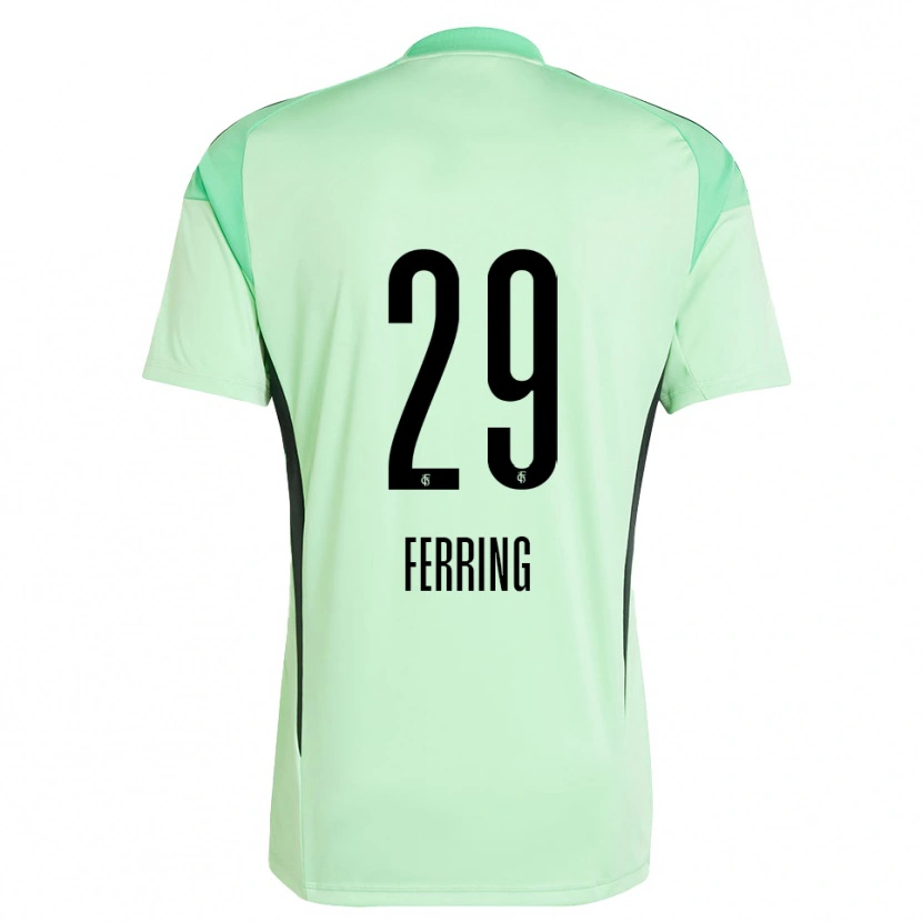 Danxen Damen Johannes Ferring #29 Trikot Hellgrün Schwarz Torwarttrikot 2025/26