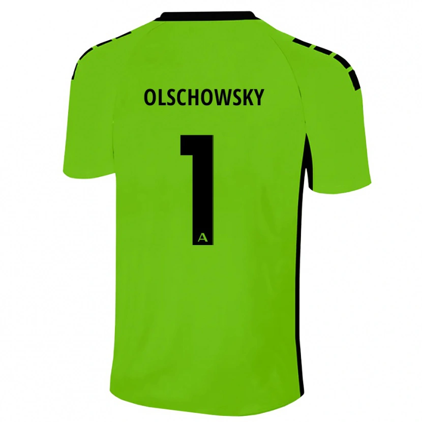 Danxen Damen Jan Olschowsky #1 Trikot Grasgrün Schwarz Torwarttrikot 2025/26