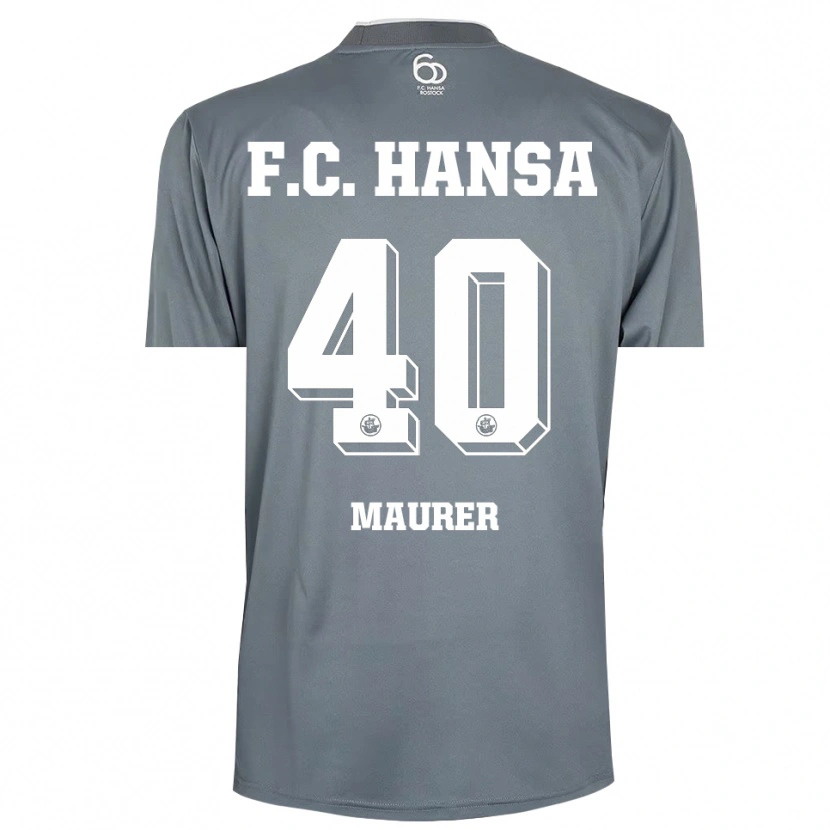 Danxen Damen Erik Maurer #40 Trikot Hellgrau Weiß Torwarttrikot 2025/26