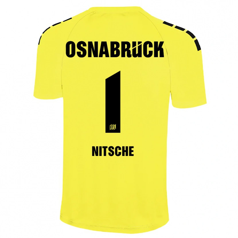 Danxen Damen Till Nitsche #1 Trikot Gelb Schwarz Torwarttrikot 2025/26