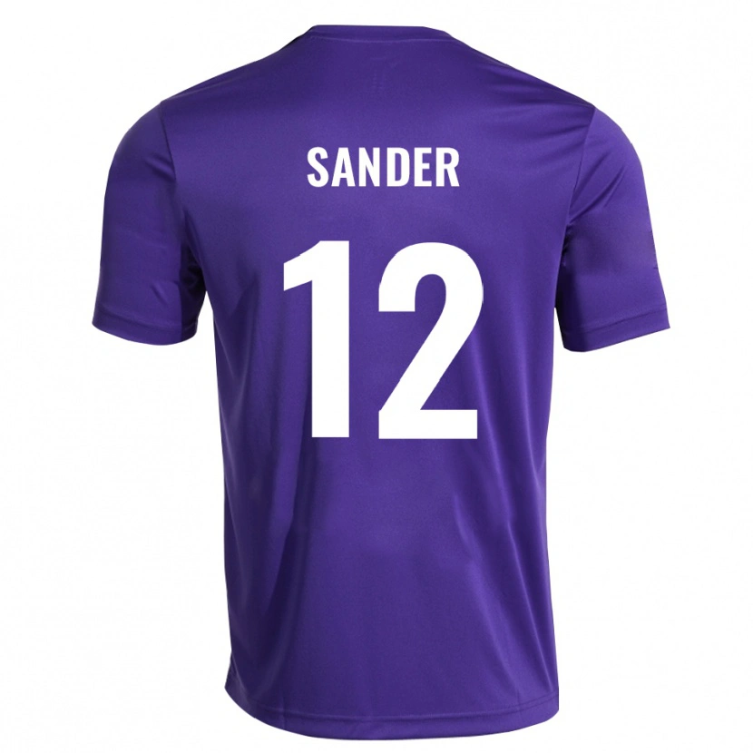 Danxen Damen Anton Sander #12 Trikot Lila Weiß Torwarttrikot 2025/26