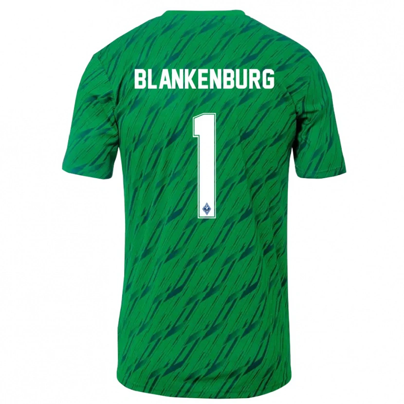Danxen Damen Luca Blankenburg #1 Trikot Grün Weiß Torwarttrikot 2025/26