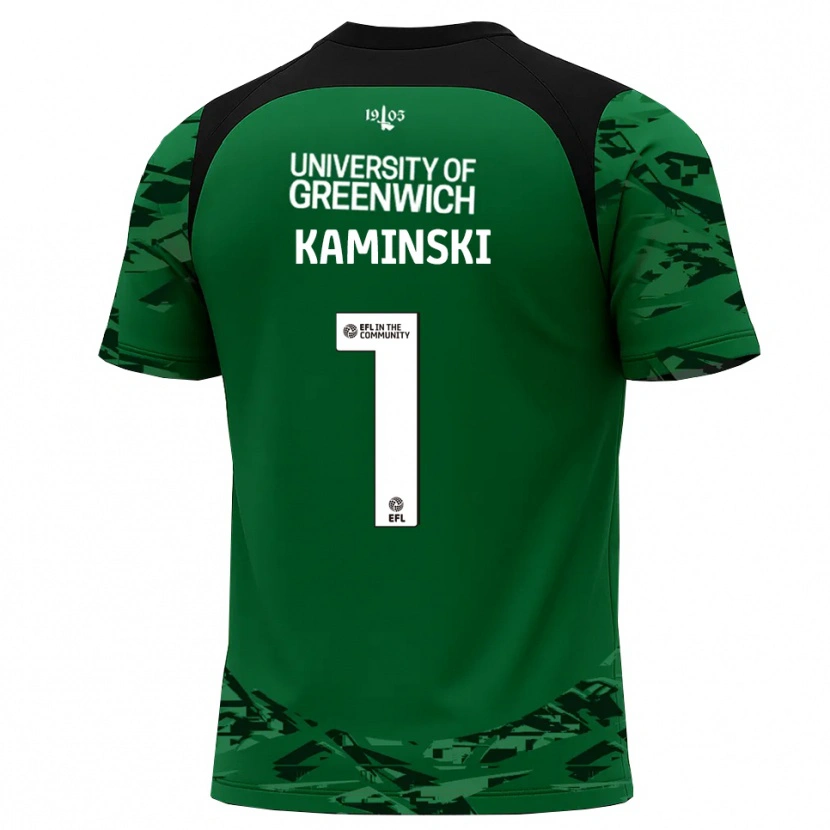 Danxen Damen Thomas Kaminski #1 Trikot Grün Schwarz Torwarttrikot 2025/26
